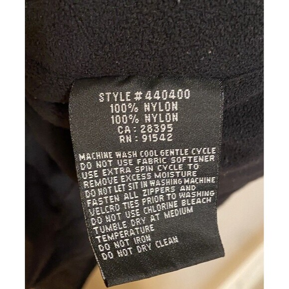 Bombardier ATV Riding Follow No One Jacket Sz L Fleece Lined RPM BRP Black Gray - Picture 8 of 11